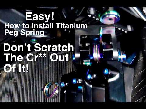 EMoto-X Titanium Peg Spring Set Surron Talaria Eride Pro 79Bike Ventus Altis Sigma Rerode