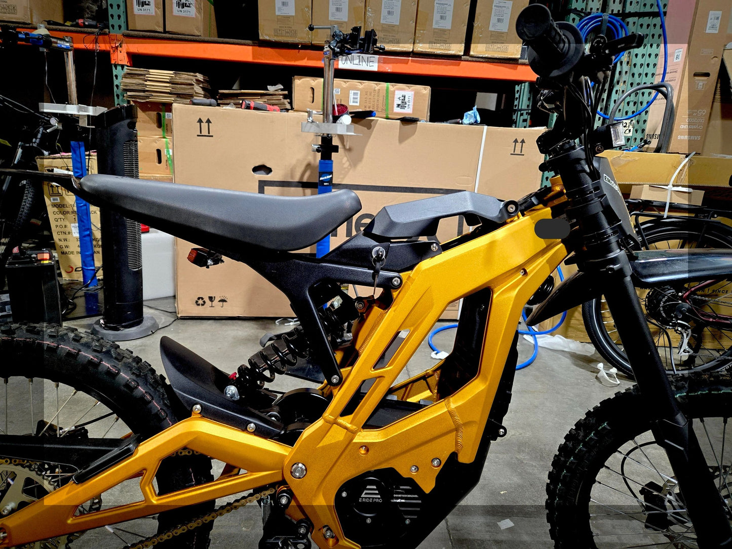 EMoto-X Racing-Sitzhöherlegungssatz für Surron, E Ride Pro & Rerode...Edelstahl