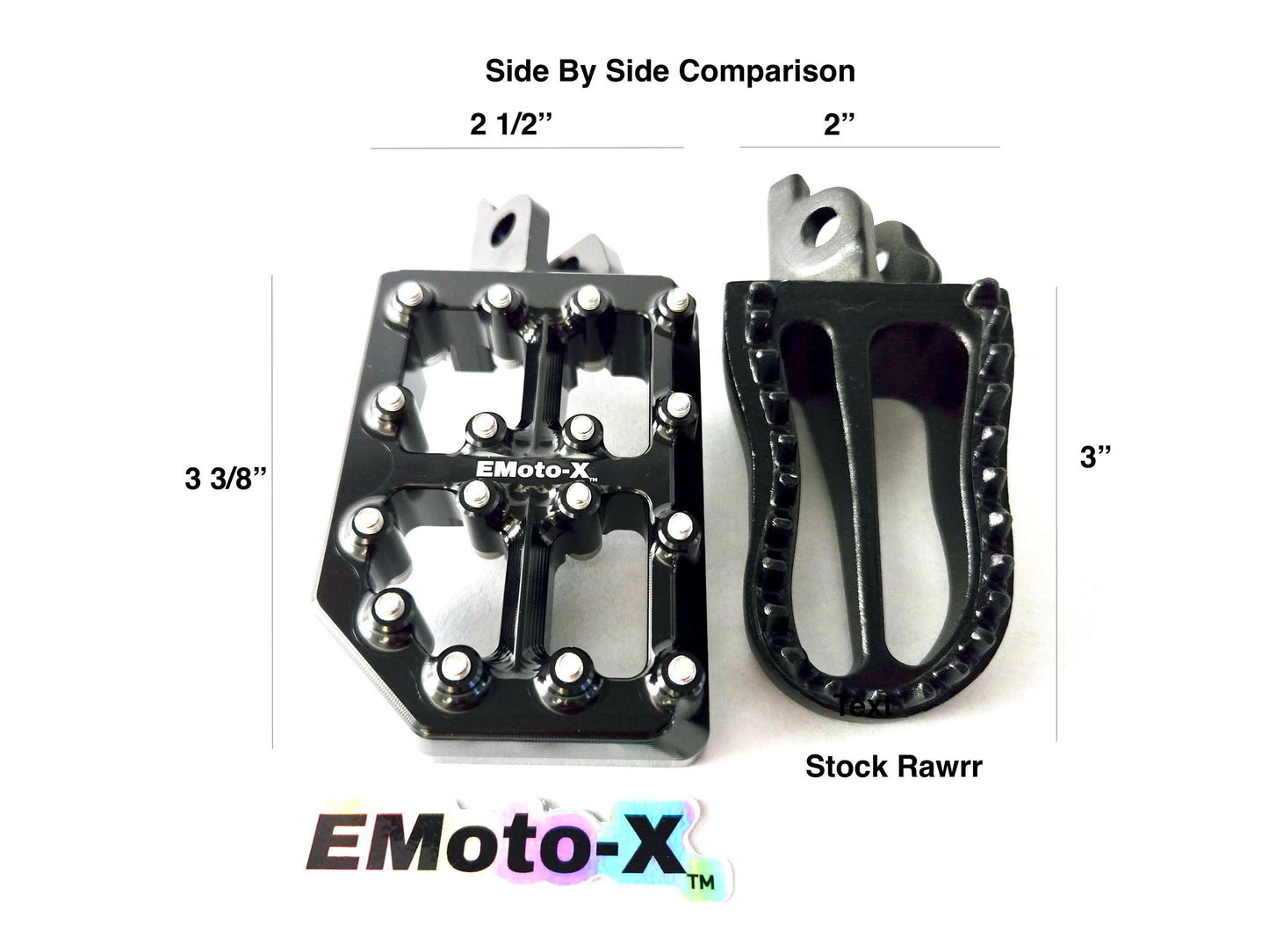 EMoto-X Racing Rawrr Mantis Foot Pegs ALL Rawrr Bikes