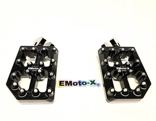EMoto-X Talaria Foot Pegs All Talaria Sting, MX5, MX4, XXX, MX3, L1E Black