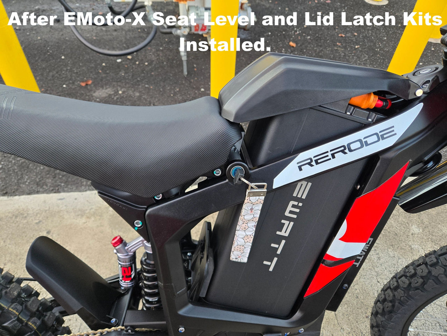 EMoto-X 1/2" Batteriefachdeckel-Verriegelungsdistanzscheiben-Kit für Rerode EWatt und andere E-Dirtbikes