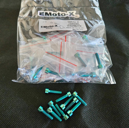 EMoto-X Racing Color Titanium Peg Replacement Pins For All EMoto-X Pegs 32 Count