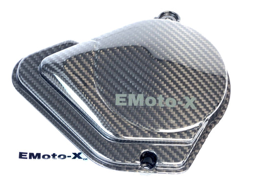 EMoto-x Talaria Real carbon Fiber Gear Box Cover Talaria Sting MX5 MX4 MX3 L1E