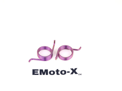 EMoto-X Titanium Peg Spring Set Surron Talaria Eride Pro 79Bike Ventus Altis Sigma Rerode