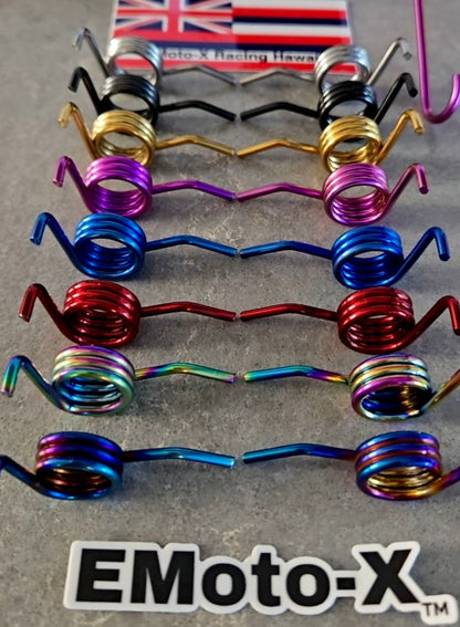 EMoto-X Titanium Peg Spring Set Surron Ultra Bee All