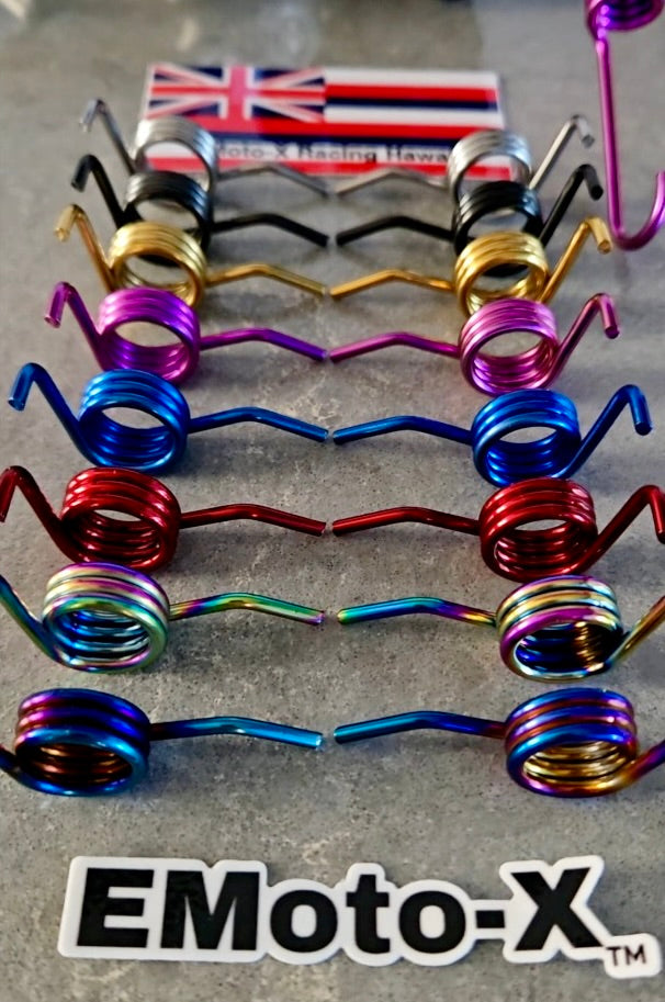 EMoto-X Titanium Peg Spring Set Surron Ultra Bee All