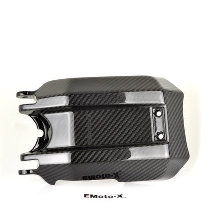 EMoto-X real carbon fiber battery cover lid for eride pro electric dirt bike on left side