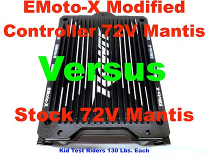 EMoto-X Racing Rawrr Upgrade Controller Modifikationsservice für Rawrr Mantis 72V und Rawrr Mantis 60V All Terrain Modelle. Nicht für Mantis X oder Mini