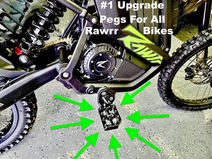 EMoto-X Racing Rawrr Mantis Foot Pegs ALL Rawrr Bikes